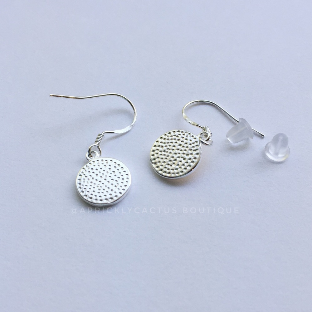 🛍 Sterling Silver Lemon Drop Earrings .925 Hook - Picture 3 of 8
